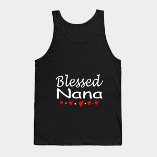 Blessed Nana Shirt Nana Christmas Gift for Grandma and mom Mothers Day design Tank Top